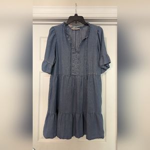 Loft L denim dress